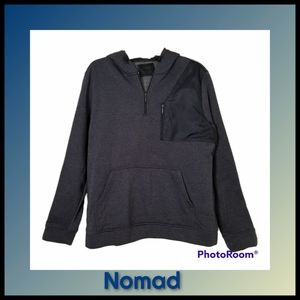 Nomad*Men's Blue Fleece Hoodie